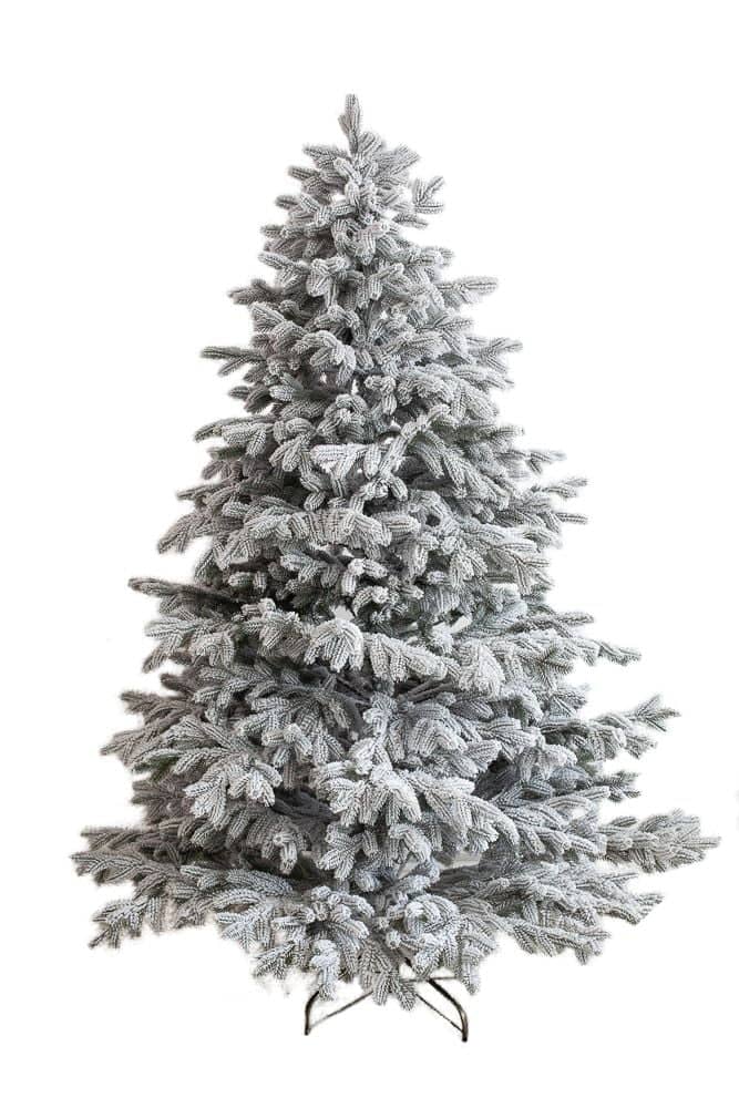 Brad artificial De Lux cu ace full 3D - HAPPY FOREST SNOW - Brazi Artificiali cu Aspect Real Premium Depozitul de Brazi
