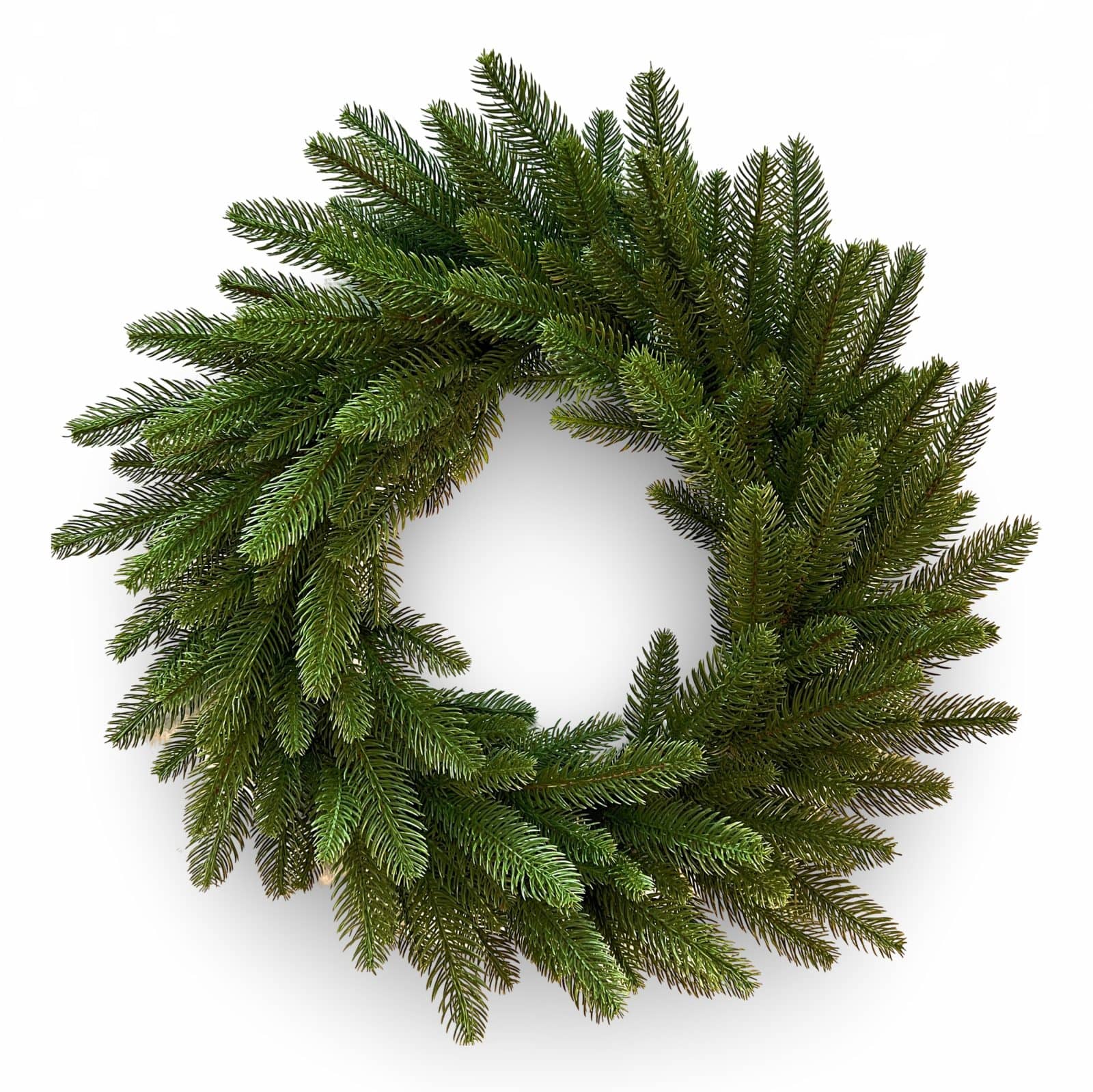 Coroniță Decorativă de Crăciun cu Ace de Brad Full 3D, Santa Premium - Coronițe de Crăciun pentru Ușă Premium Depozitul de Brazi