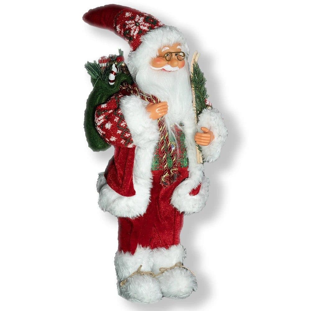 Figurină Moș Crăciun 45 cm, Roșu - Vedere Principală Depozitul de Brazi