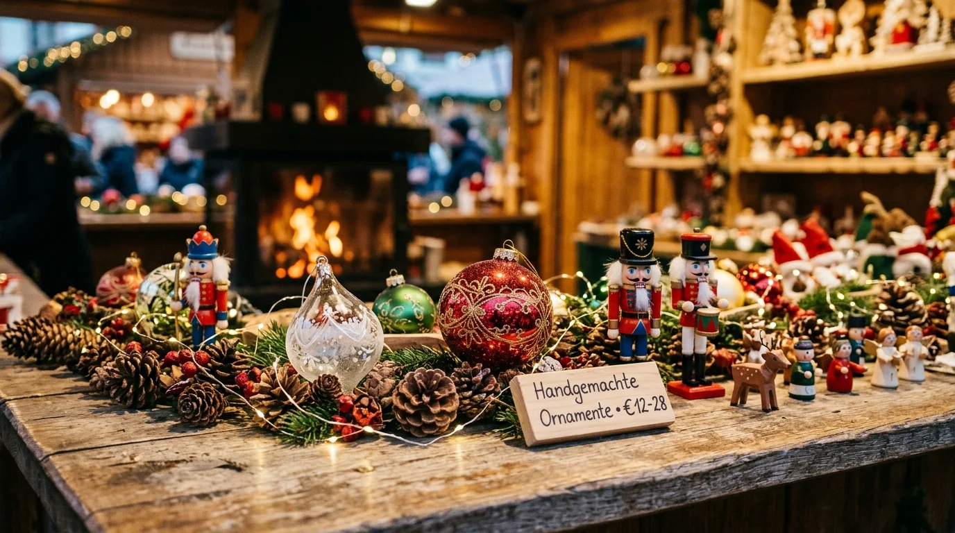 Decorațiuni festive, instalații de basm și podoabe de Crăciun inspirate din marile piețe tradiționale