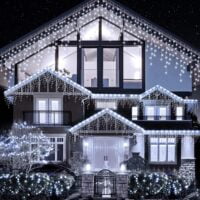 Decorațiune Crăciun - Coroniță de Ușă, full 3d, Snow - image instalatie-turturi-inegali-200x200 on https://depozituldebrazi.ro