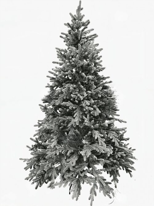 Brad artificial De Lux cu ace full 3D - ROYAL PINE SNOW - image  on https://depozituldebrazi.ro